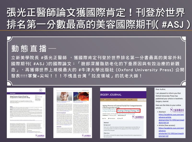 臉為什麼會隨時間改變？張光正醫師分享 MRI 臉部脂肪研究